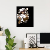 Chef-draaistrip Poster (Thuiskantoor)