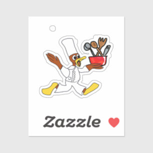 Chef Ducky Kazoo Sticker