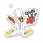 Chef Ducky Kazoo Sticker (Voorkant)