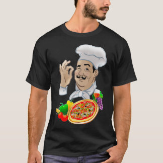 Chef en Big Italy Pizza 1 T-shirt