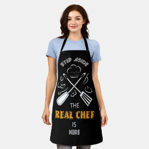 Chef en Cooking Grappige Citaten Schort