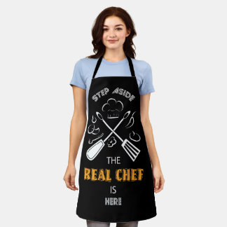 Chef en Cooking Grappige Citaten Schort