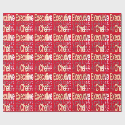 Chef Extraordinaire Cadeaupapier (Vlak)