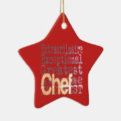 Chef Extraordinaire Keramisch Ornament (Rechts)