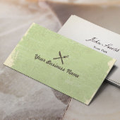  Chef Floral Pattern Catering Visitekaartje