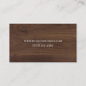 Chef Food Catering Service Professional Visitekaartje (Achterkant)