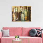 Chef - Food - De ingrediënten Canvas Afdruk (Insitu (Woonkamer))