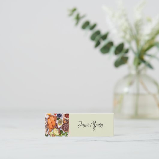 Chef/Foodie/Recepten/Social Media Visitekaartje (Staand voorkant)