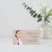 Chef for Kids Party Events Biz Card Sjabloon Visitekaartje (Staand voorkant)