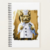 Chef Funny Cat Culatory Cooking Guru Kitchen Planner (Voorkant)