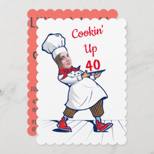 Chef 🎉 Funny Cook 40ste verjaardag Kaart