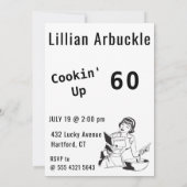 Chef 🎉 Funny Cook 60ste verjaardag Grappig Kaart (Achterkant)