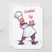Chef 🎉 Funny Cook 60ste verjaardag Grappig Kaart (Voorkant)