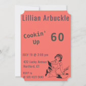 Chef 🎉 Funny Cook 60ste verjaardag Grappig Kaart (Achterkant)