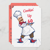 Chef 🎉 Funny Cook 60ste verjaardag Grappig Kaart (Voorkant / Achterkant)