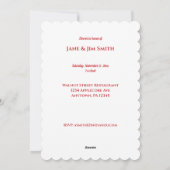 Chef Geïnspireerd Formele Inwendige Opgeroepen Uit Feestdagenkaart (Achterkant)