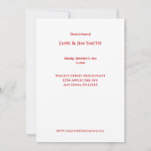 Chef geïnspireerd op formele binneninrichting kaart (Achterkant)