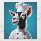 Chef Geit Wijn Etiket (Enkel label)