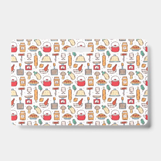 Chef Gift | No One Who Cooks Alone Badge (Voorzijde)