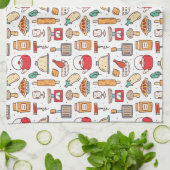 Chef Gift | No One Who Cooks Alone Theedoek (Gevouwen)