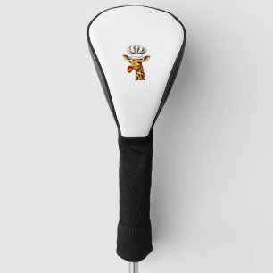 Chef Giraffe - Schattigee Giraffe in een Chef's Pe Golfheadcover