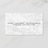 Chef glimlacht | bakkerij visitekaartje (Achterkant)