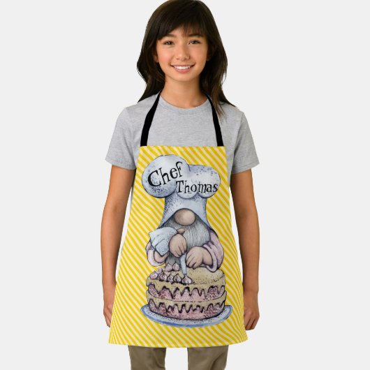 Chef Gnome Apron Schort (Insitu)