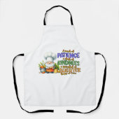 Chef Gnome's Happiness Keuken Recept Schort (Voorkant)