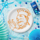 Chef goedgekeurd papieren bordje (Feest)