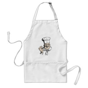 Chef goedgekeurd standaard schort