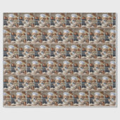 Chef Golden Retriever Puppy Baking Cadeaupapier (Vlak)