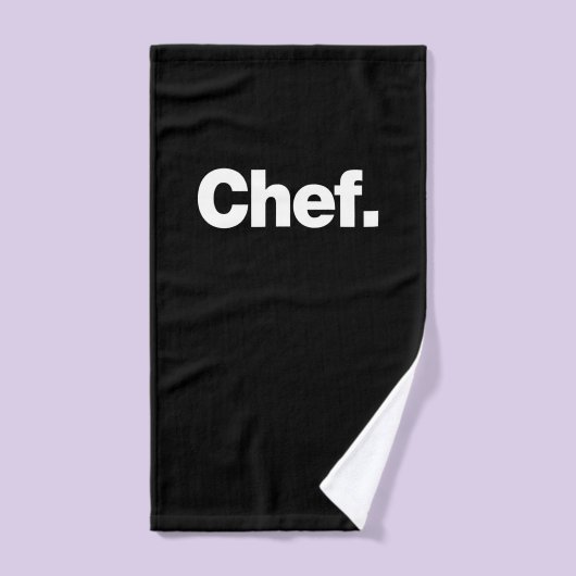 Chef | Grappig citaat over het koken Gift Handdoek (Handdoek)