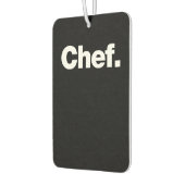 Chef | Grappig citaat over het koken Gift Luchtverfrisser (Links)