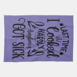 Chef grappig keukencitaat theedoek