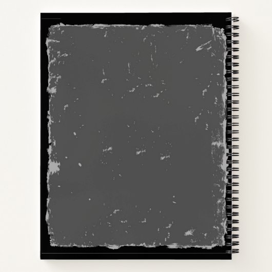 Chef grijs recept boek mannen (Achterkant)