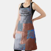 Chef Grill Master Grijs Bruin Vierkantjes Schort (Insitu)