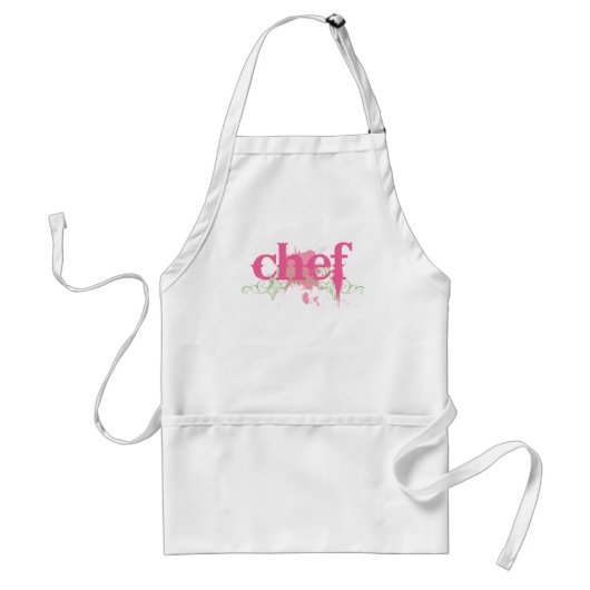 Chef Grunge Apron Standaard Schort (Voorkant)