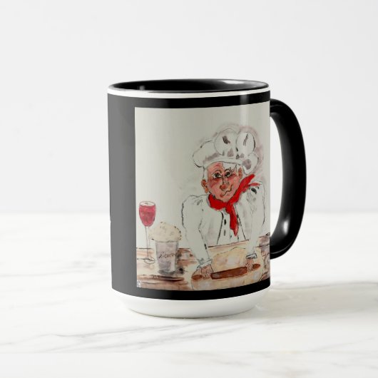 Chef Guiseppe Right Handed Mok (Voorkant rechts)