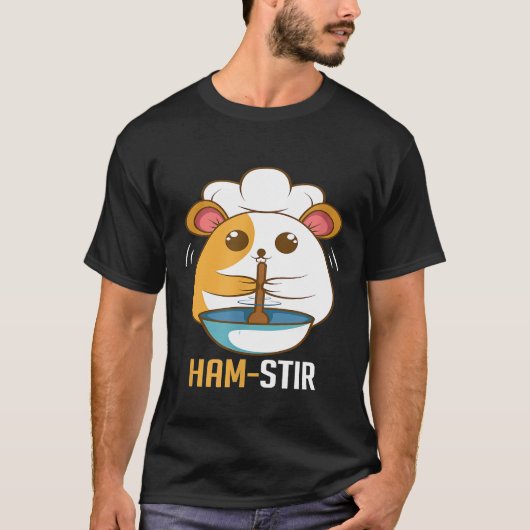 Chef - Ham-Stir Chef en Dierenvriend T-shirt (Voorkant)