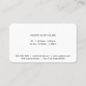 Chef Hat | Culinary Restaurant Visitekaartje (Achterkant)