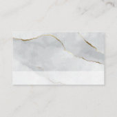 Chef Hat | Dinnerware | Marmer Visitekaartje (Achterkant)