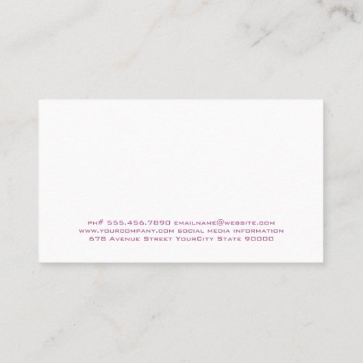 Chef Hat | Gold Splatter | leisteen Visitekaartje (Achterkant)