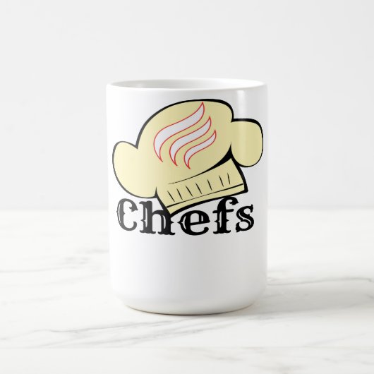 Chef Hat Graphic – Funny & Stylish  Koffiemok (Center)