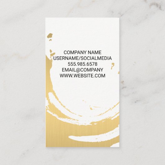 Chef Hat | Keukengereedschap Visitekaartje (Achterkant)