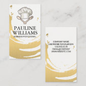 Chef Hat | Keukengereedschap Visitekaartje (Voorkant / Achterkant)