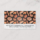 Chef Hat | Pretzels en brood | bakkerij Visitekaartje (Achterkant)