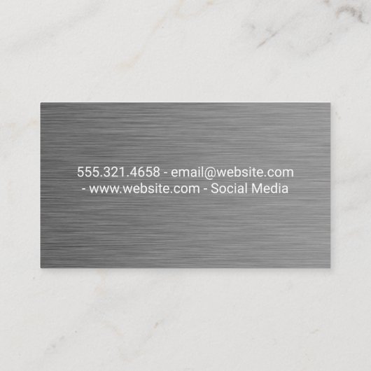 Chef Hat | Spatels | culinair Visitekaartje (Achterkant)