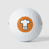 Chef Head Golfballen (Voorkant)