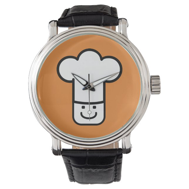 Chef Head Horloge (Voorkant)