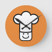 Chef Head Ronde Klok (Voorkant)